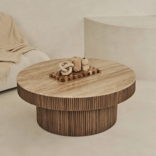 Sloane Premium Table ✨ – Marble / Wood Design