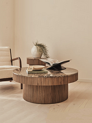 Sloane Premium Table ✨ – Marble / Wood Design