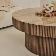 Sloane Premium Table ✨ – Marble / Wood Design