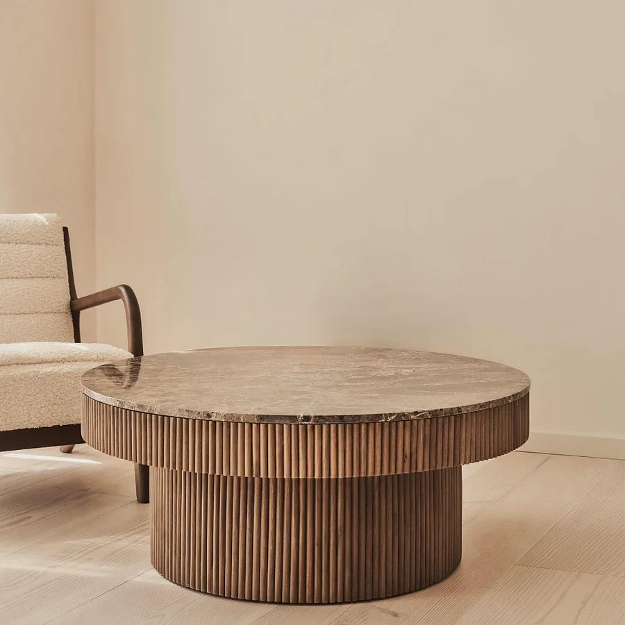 Sloane Premium Table ✨ – Marble / Wood Design