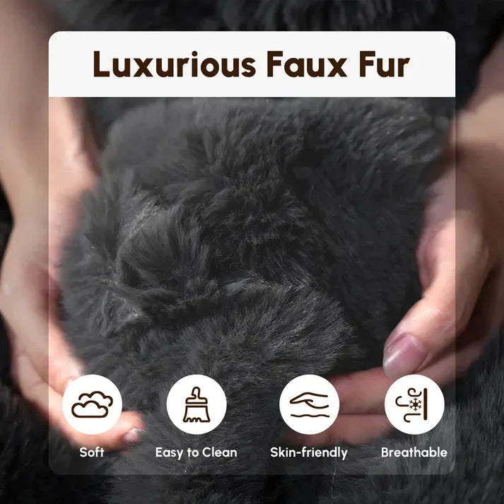 59" compressed fluffy sofa